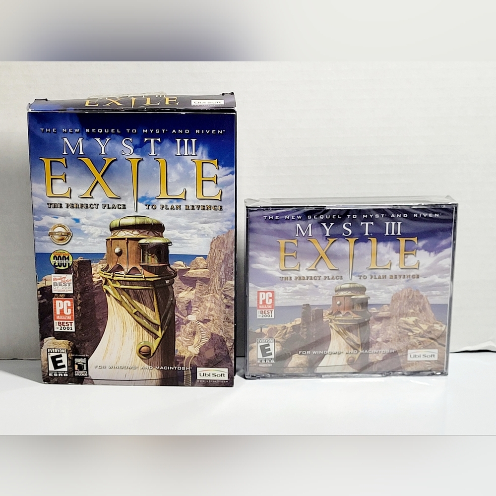 New Sealed Myst III: Exile Small Box Collector’s (PC, 2001)  Windows 95/98/Mac.